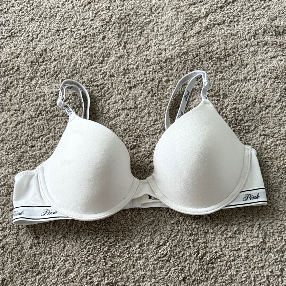 NWOT PINK Wear Everywhere Lightly Lined TShirt Bra